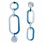画像1: Suncatcher Earrings - TwoTone Blue - (1)