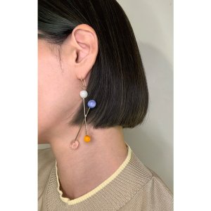 画像3: Cross Baton Earrings Orange 