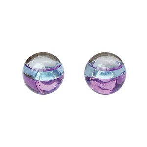 画像1: Fantastic Planet Earrings Blue&Purple