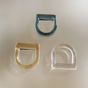 画像4: Glass Ring D Light Amber 