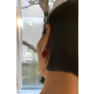 画像4: Glass Hoop U Earrings / Phaze