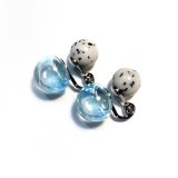 Fantastic Planet Earrings MINI Blue&Dal