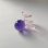 画像2: New Spiral Glass Earrings - Purple&PK - (2)